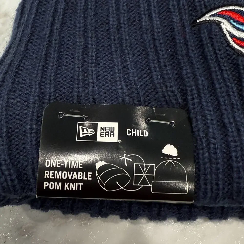 Tennessee Titans Beanie Hat Youth NFL Football Pom New Era Kids‎ Outdoors NEW